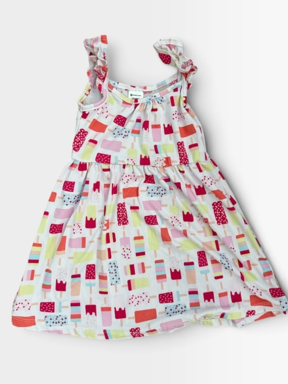Multicolor popsicle sleeveless dress